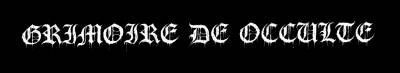 logo Grimoire De Occulte